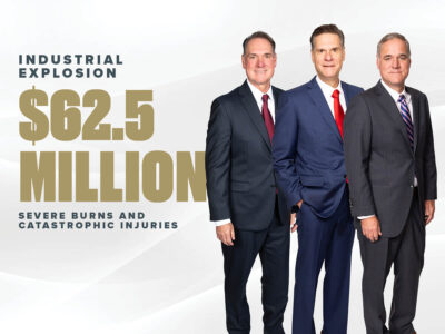 industrial explosion burn and catastrophic injuries verdict