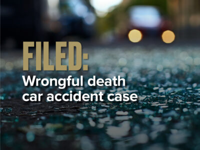 Wrongful death car accident case following alleged drunk driving crash